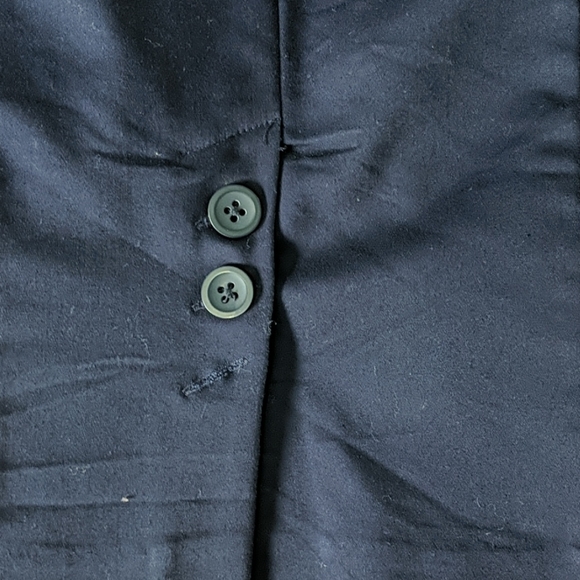 High waisted navy pencil skirt. - Picture 4 of 4